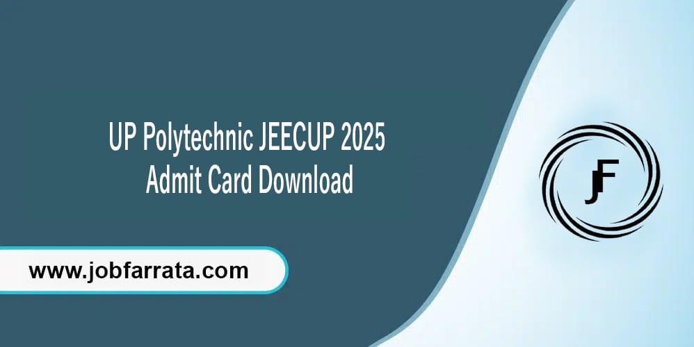 Download JEECUP 2025 Admit Card Online from Official Website