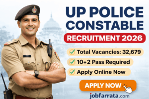 UP Police Constable Recruitment 2026 featured image – 32679 vacancies | jobfarrata.com